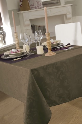 Tovaglia rettangolare Damasse - Taupe