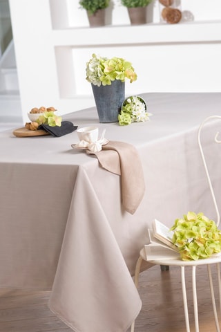 Tovaglia effetto lino - Beige