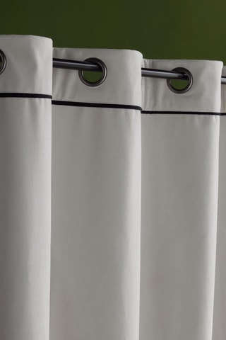 Cortina de terciopelo - Blanco - 140 x 240 cm