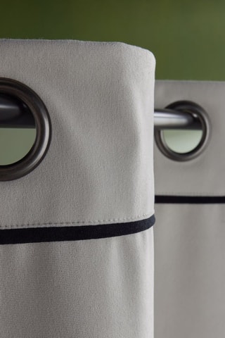 Cortina de terciopelo - Blanco - 140 x 240 cm