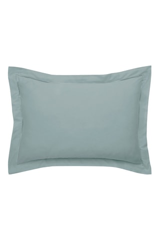 Funda de almohada de satén de algodón 120 hilos/cm² Prestige - Aguamarina -