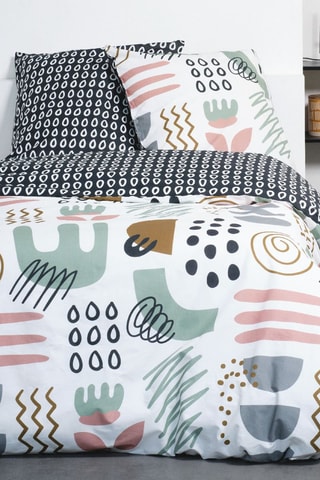 Parure copripiumino in cotone 57 fili/cm² - Bianco