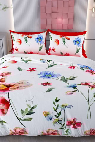 Parure copripiumino in cotone Floser - 57 fili/cm² - Bianco