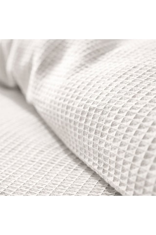 Parure copripiumino in cotone a nido d’ape 57 fili/cm² - Neve