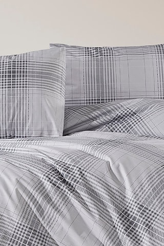 Parure copripiumino in cotone Nima - 57 fili/cm² - Grigio