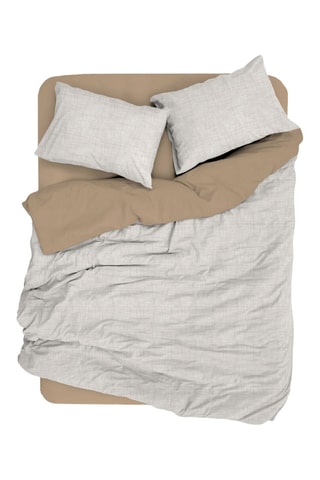 Parure copripiumino in cotone Moil - 57 fili/cm² - Beige