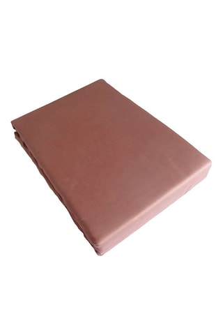 Drap plat en satin de coton 83 fils/cm² Rose