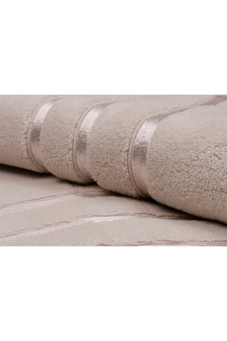 2 teli doccia Dolce - Taupe - 70 x 140 cm