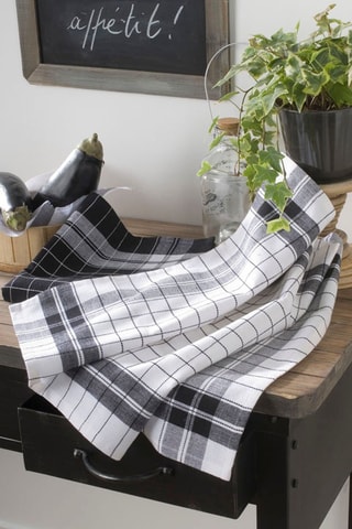 20 strofinacci - Nero e bianco