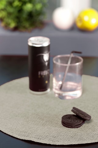 6 sets de table - Beige - 38 cm