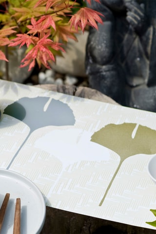 6 sets de table - Beige - 44 x 28,5 cm