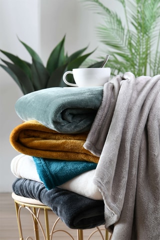 Plaid - Écru - 130 x 160 cm