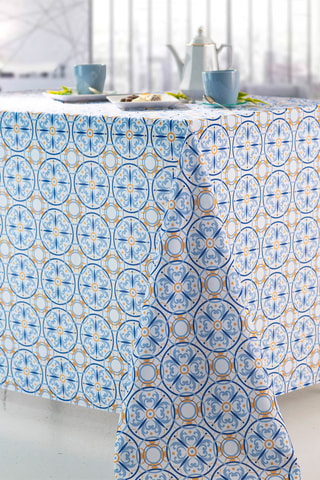 Nappe en toile cirée - Bleu