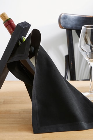 Serviette de table - Noir