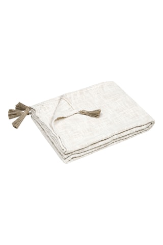 Plaid - Écru - 125 x 150 cm