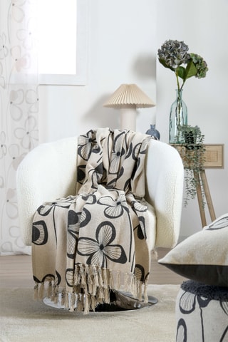 Plaid - Écru - 125 x 150 cm