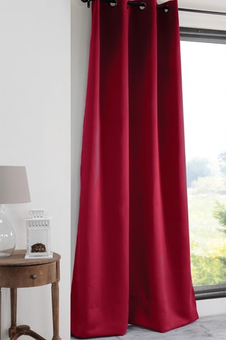 Rideau - Rouge - 135 x 250 cm