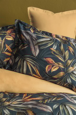 3 housses de couette réversible - Bleu foncé