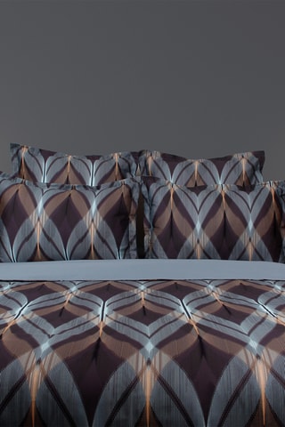 3 housses de couette réversible - Marron