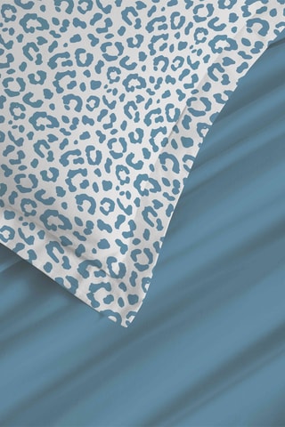 Parure de draps en coton - 57 fils/cm² - Bleu