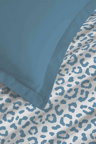 Parure de draps en coton - 57 fils/cm² - Bleu