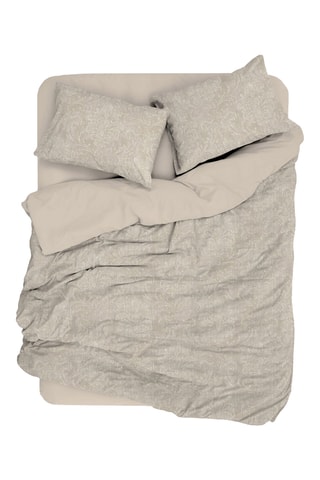 Parure de couette en coton - 83 fils/cm² - Beige