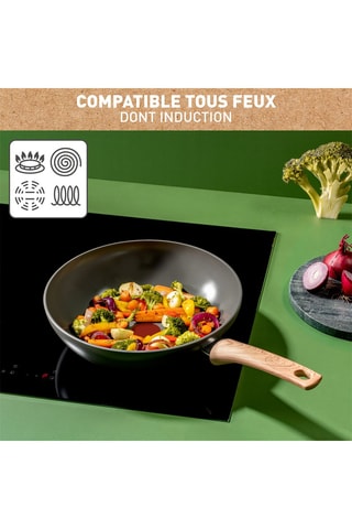 Wok en céramique Renew - 28 cm - Fabrication Française