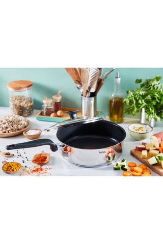 Sauteuse en acier inoxydable 18/10 Primary avec couvercle - 24 cm