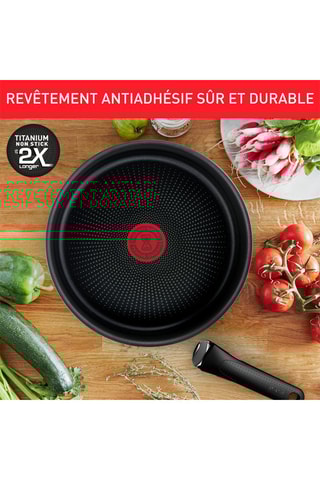 Batterie de cuisine en acier inoxydable Ingenio Emotion - 10 pièces