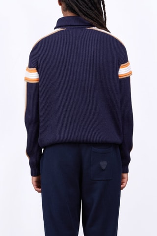 Jersey de lana Halfy - Azul noche