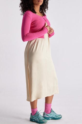 Cárdigan corto Roxanne - Rosa