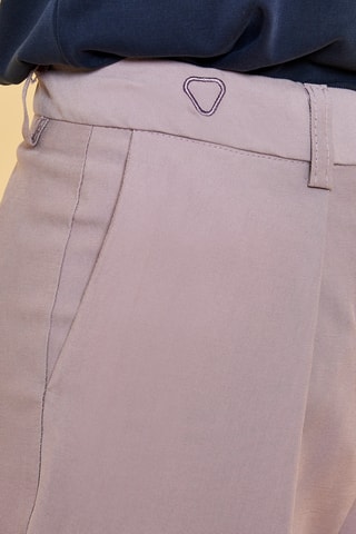 Pantalón de tiro alto Sylvie - Violeta