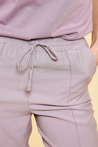 Pantaloni 7/8 a vita alta Samia - Viola