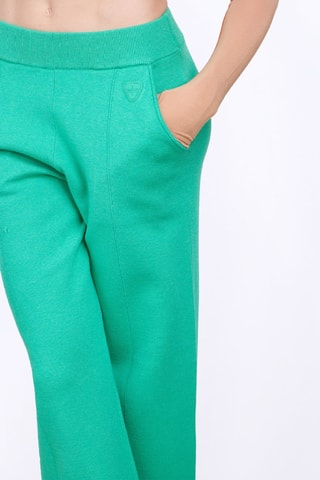 Pantaloni a vita alta Annie - Verde acqua