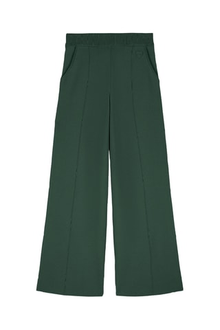 Pantaloni a vita alta Annie - Verde scuro