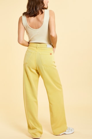 Jeans a vita alta Lea - Giallo