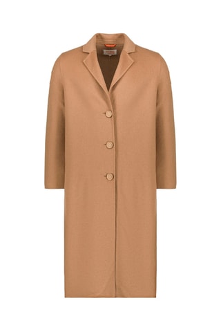 Abrigo de lana unisex Aura - Marrón claro