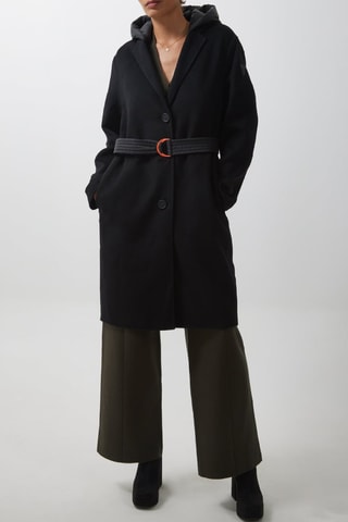 Cappotto in lana Aurelia - Nero