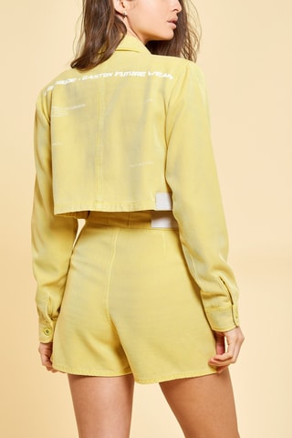 Giacca in jeans Nathalie - Giallo