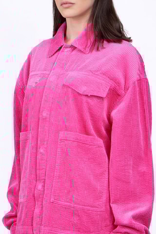 Chaqueta de pana unisex Aliocha - Fucsia