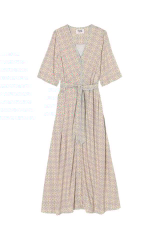 Abito a camicia Telma - Giallo e rosa