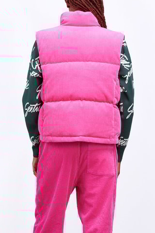 Chaleco de pana Galinette - Fucsia