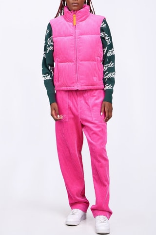 Chaleco de pana Galinette - Fucsia