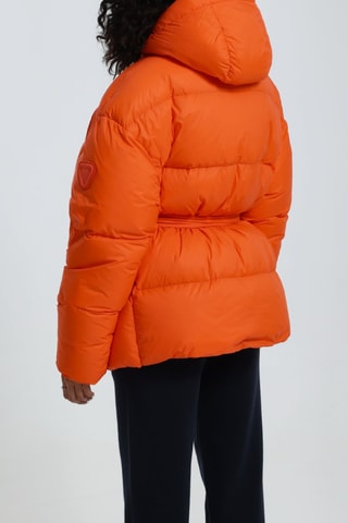 Anorak con capucha unisex Mika - Naranja