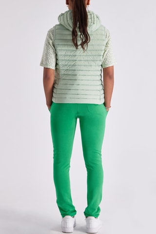 Chaleco con capucha Romane - Verde claro