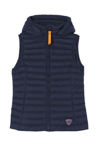 Chaleco con capucha Romane - Azul noche