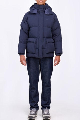 Anorak con capucha unisex Manie Wide - Azul oscuro