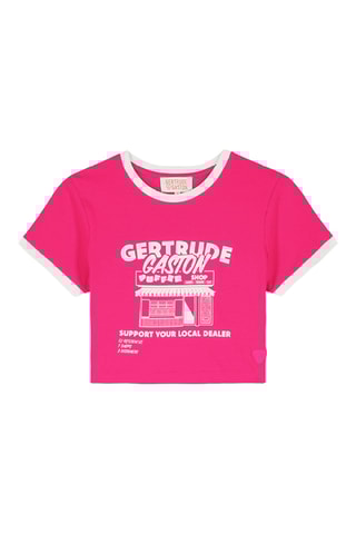 T-shirt cropped Renata - Fucsia