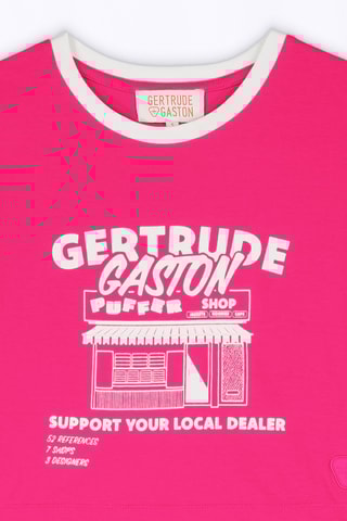 T-shirt cropped Renata - Fucsia