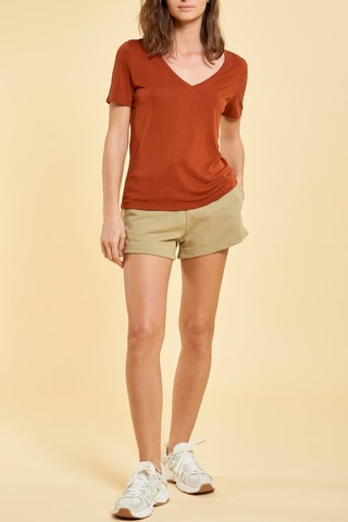 T-shirt Hectora - Rosso mattone